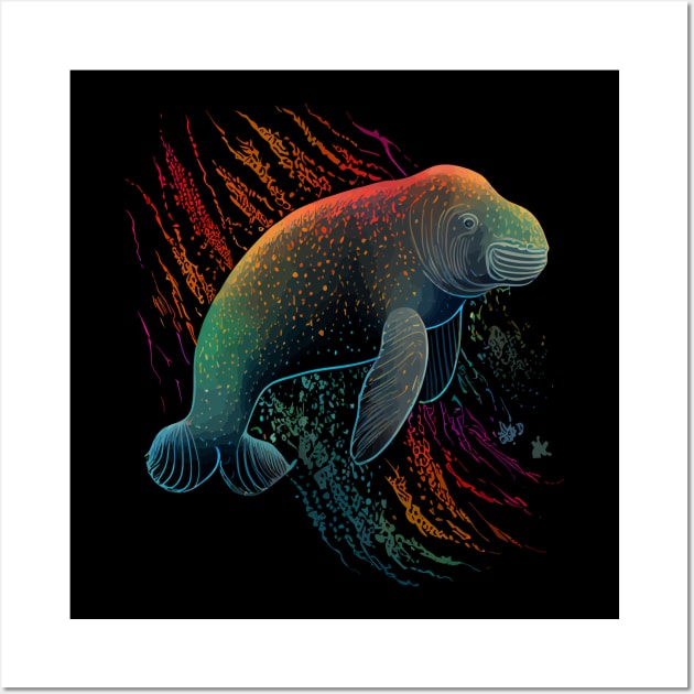 Manatees Wall Art by JH Mart